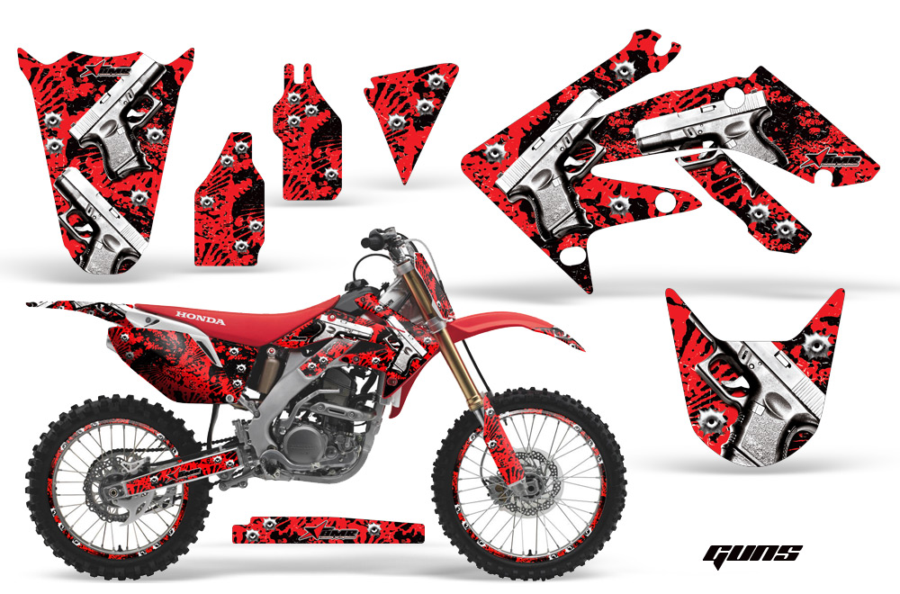 Honda CRF250R 04-09 Graphics Kit Guns R NPs